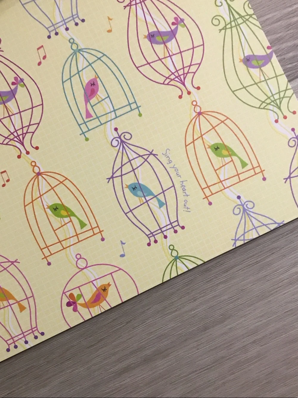 American Girl Crafts Colorful Paper Pad - Pink, Purple, Green, Blue, Yellow